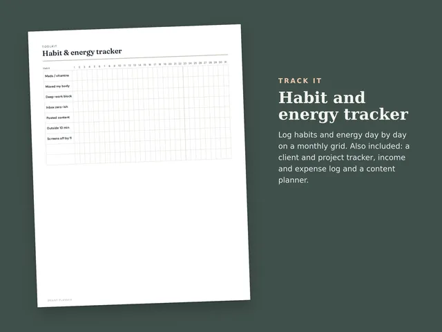 ADHD Solo Business Planner (Printable, Undated) preview