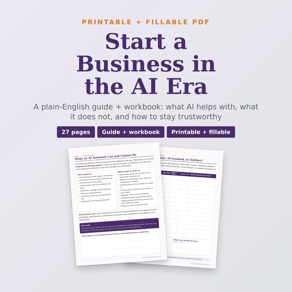 Start a Business in the AI Era