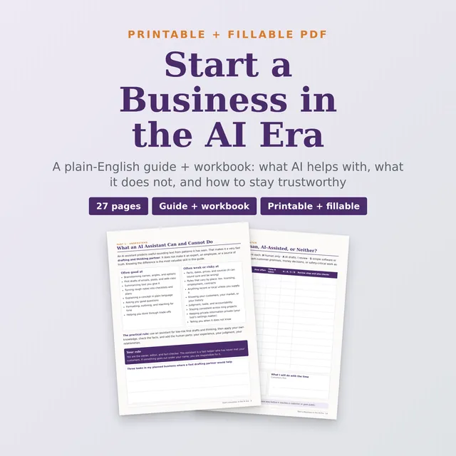 Start a Business in the AI Era