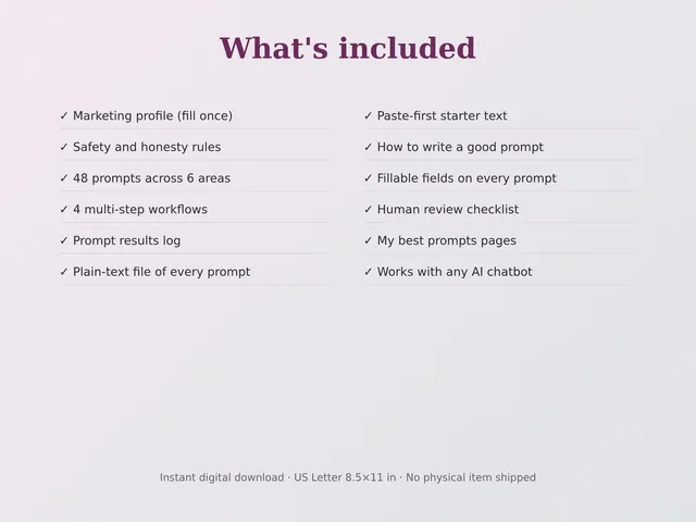 AI Prompt Playbook: Marketing & Content Edition preview