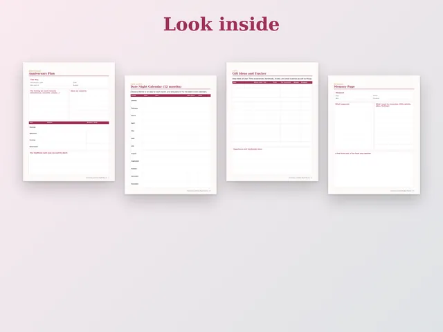 Anniversary & Date Night Planner preview