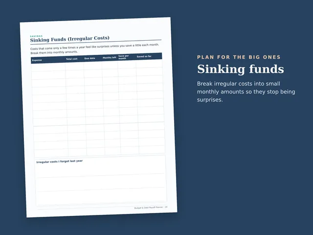 Budget & Debt Payoff Planner preview
