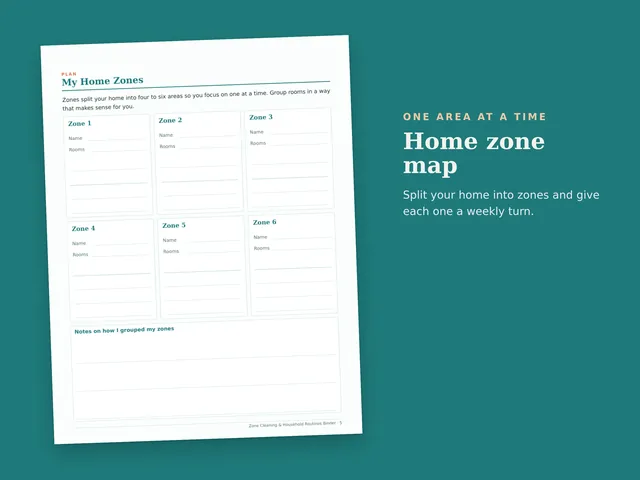 Zone Cleaning & Household Routines Binder preview