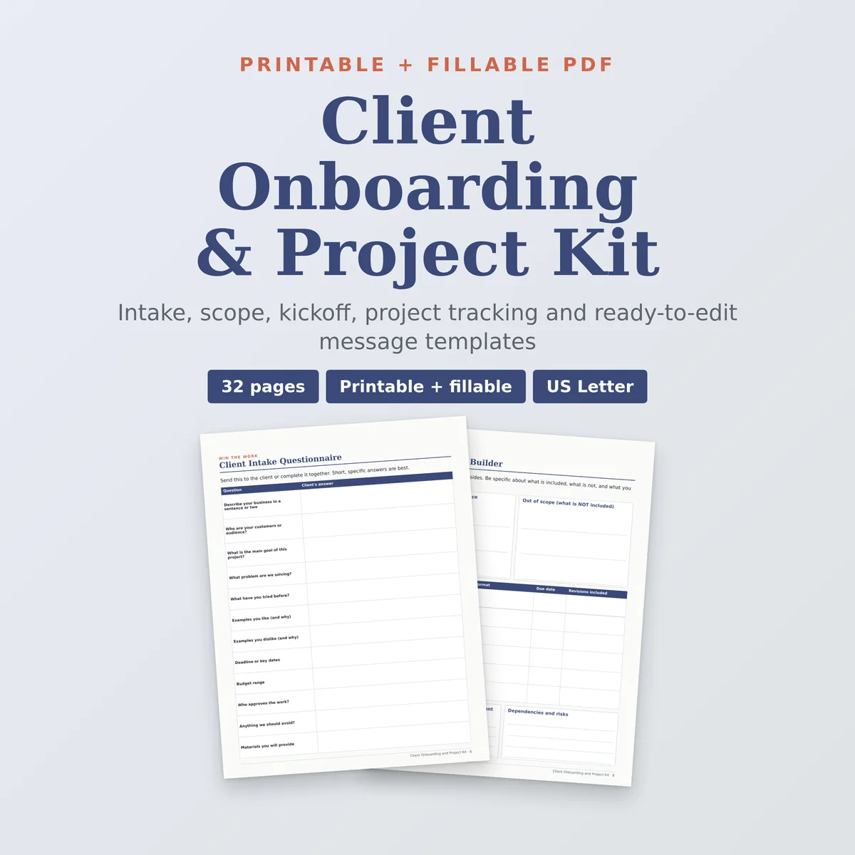 Client Onboarding & Project Kit