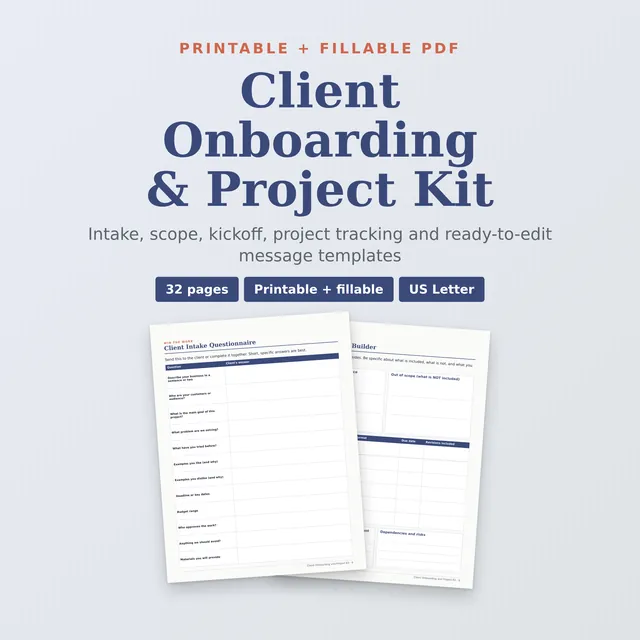 Client Onboarding & Project Kit