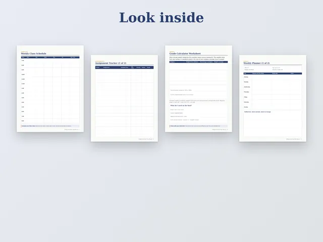 College & School Year Planner preview