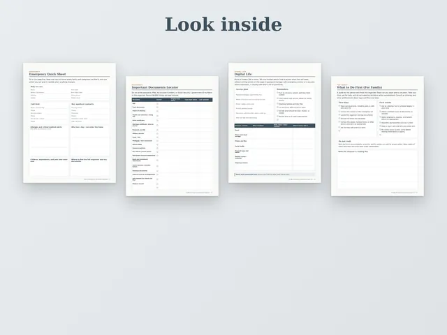 Family Emergency & Estate Organizer preview