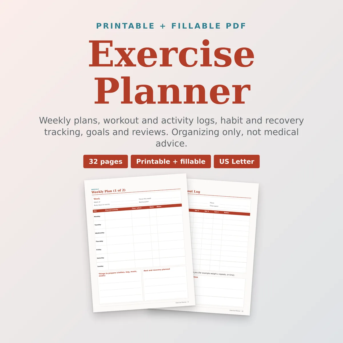 Exercise Planner