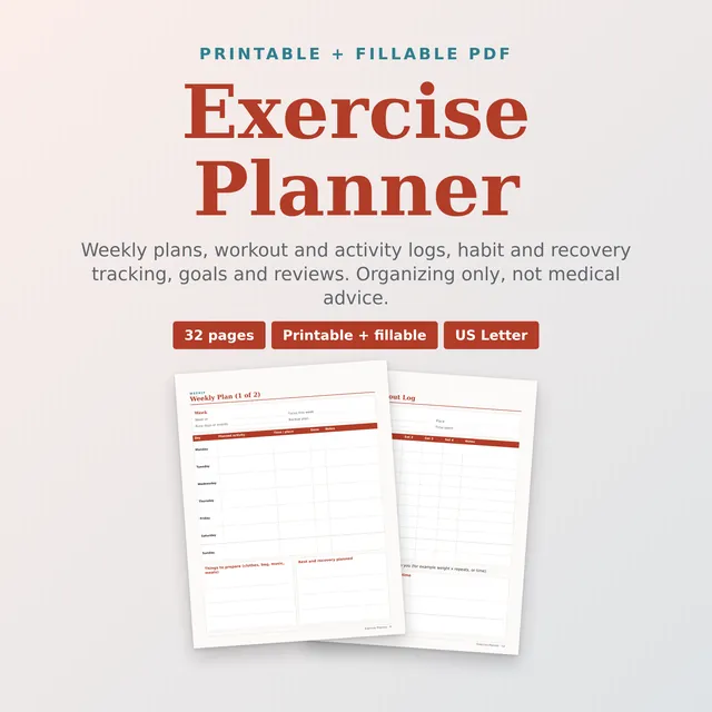 Exercise Planner