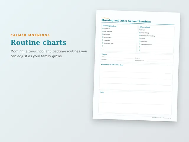 Family Planner & Chore Chart Binder preview