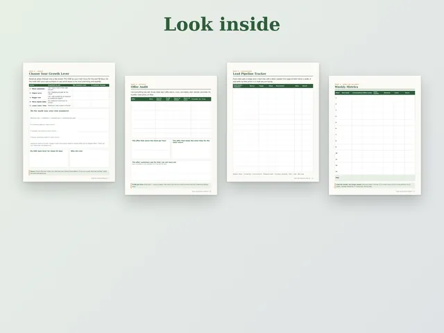 Grow Your Business Planner preview