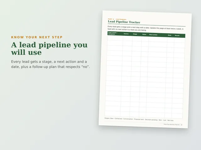 Grow Your Business Planner preview