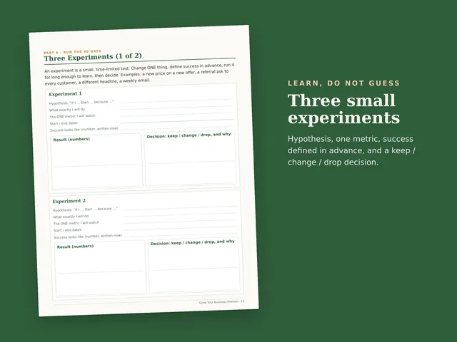 Grow Your Business Planner preview