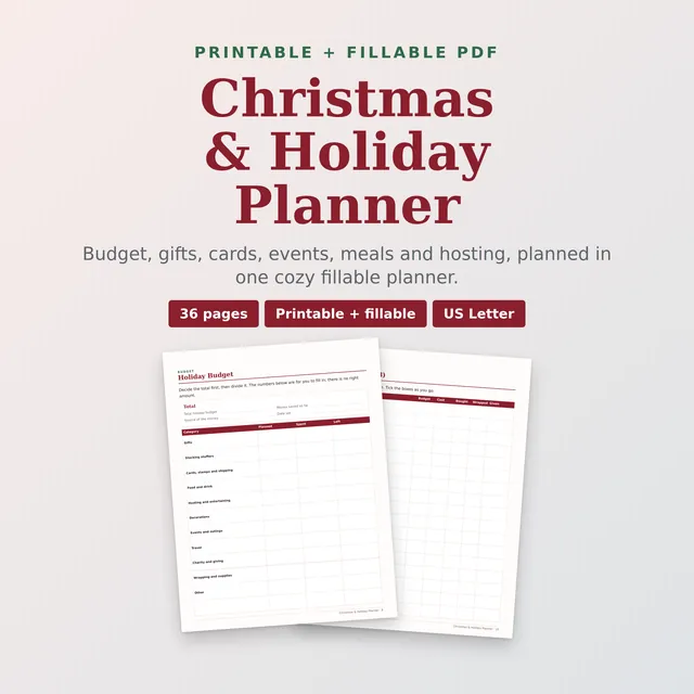 Christmas & Holiday Planner