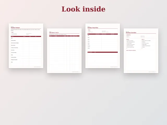 Christmas & Holiday Planner preview