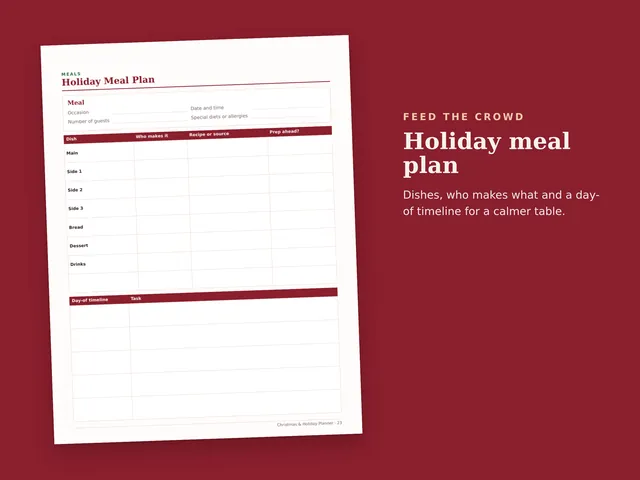 Christmas & Holiday Planner preview