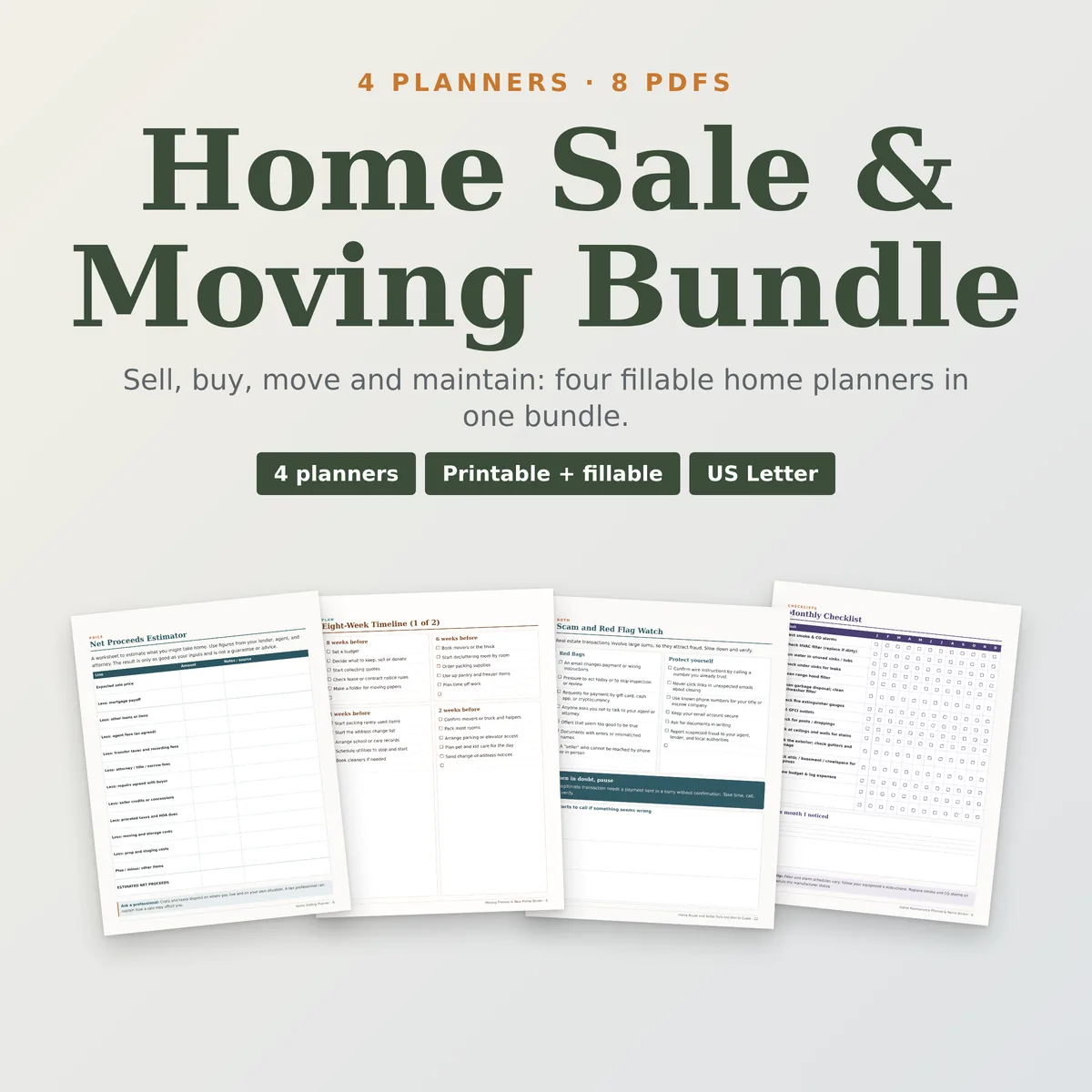 Home Sale and Moving Bundle