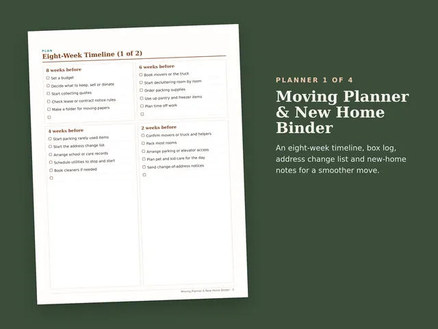 Home Sale and Moving Bundle preview