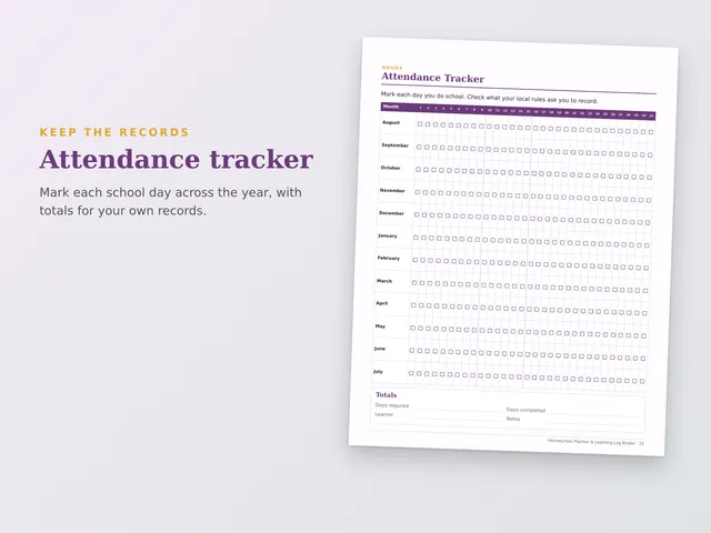Homeschool Planner & Learning Log Binder preview