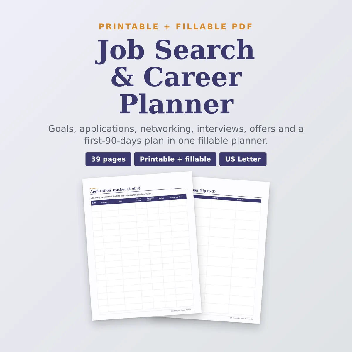 Job Search & Career Planner
