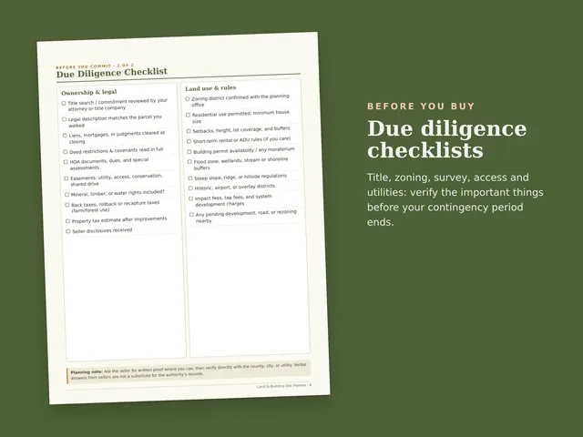Land & Building Site Planner preview