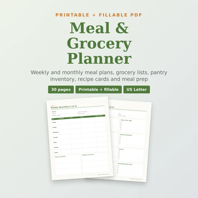 Meal & Grocery Planner