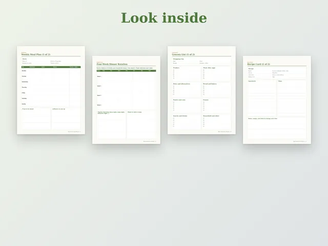 Meal & Grocery Planner preview