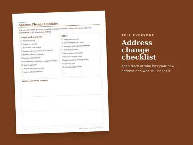 Moving Planner & New Home Binder preview