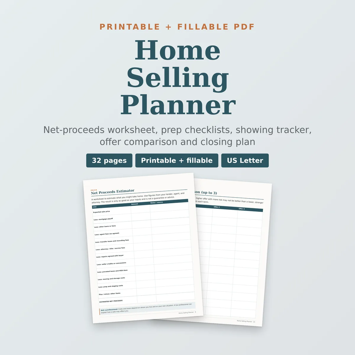 Home Selling Planner