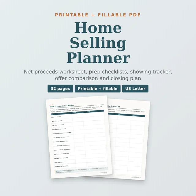 Home Selling Planner