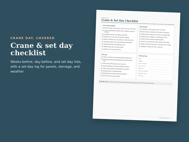 SIP Home Build Planner preview