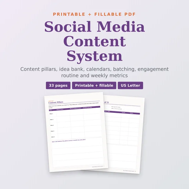 Social Media Content System