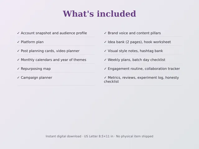 Social Media Content System preview