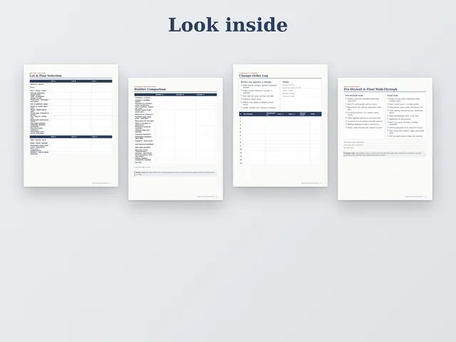 Standard Home Build Planner preview