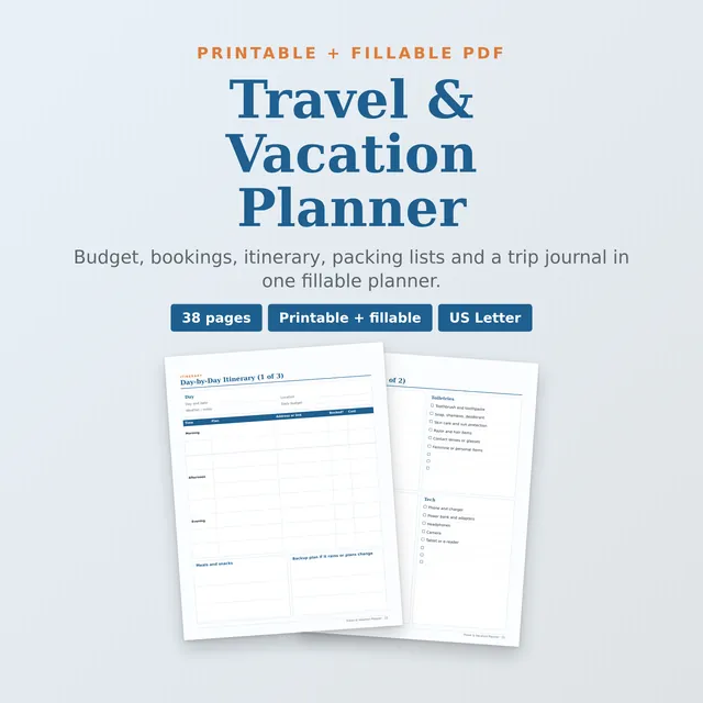 Travel & Vacation Planner