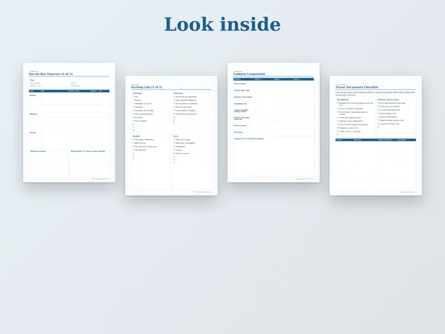 Travel & Vacation Planner preview