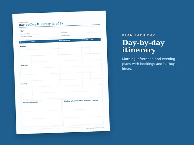 Travel & Vacation Planner preview