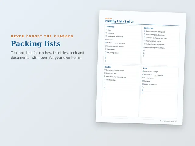Travel & Vacation Planner preview