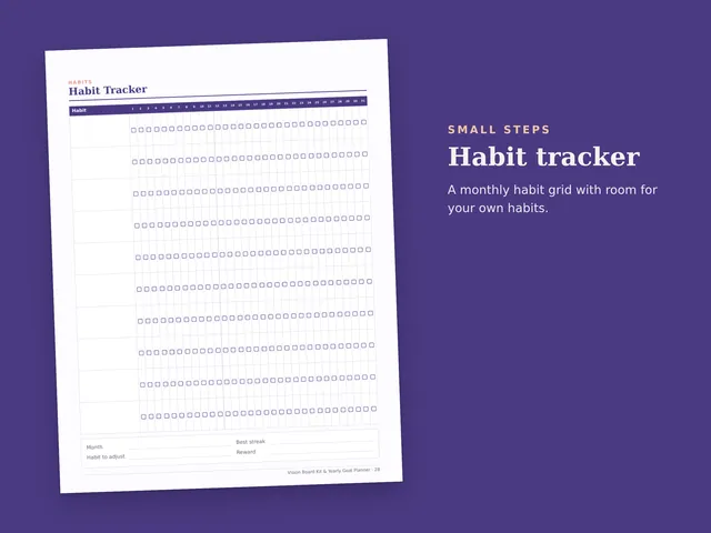 Vision Board Kit & Yearly Goal Planner preview