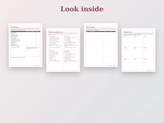 Wedding Planner & Binder preview